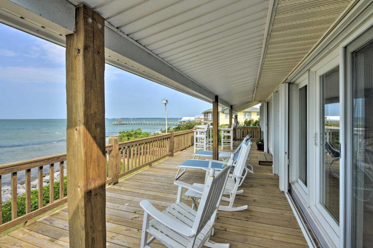 Waterfront Harkers Island Home Sunset View And Dock Exterior photo